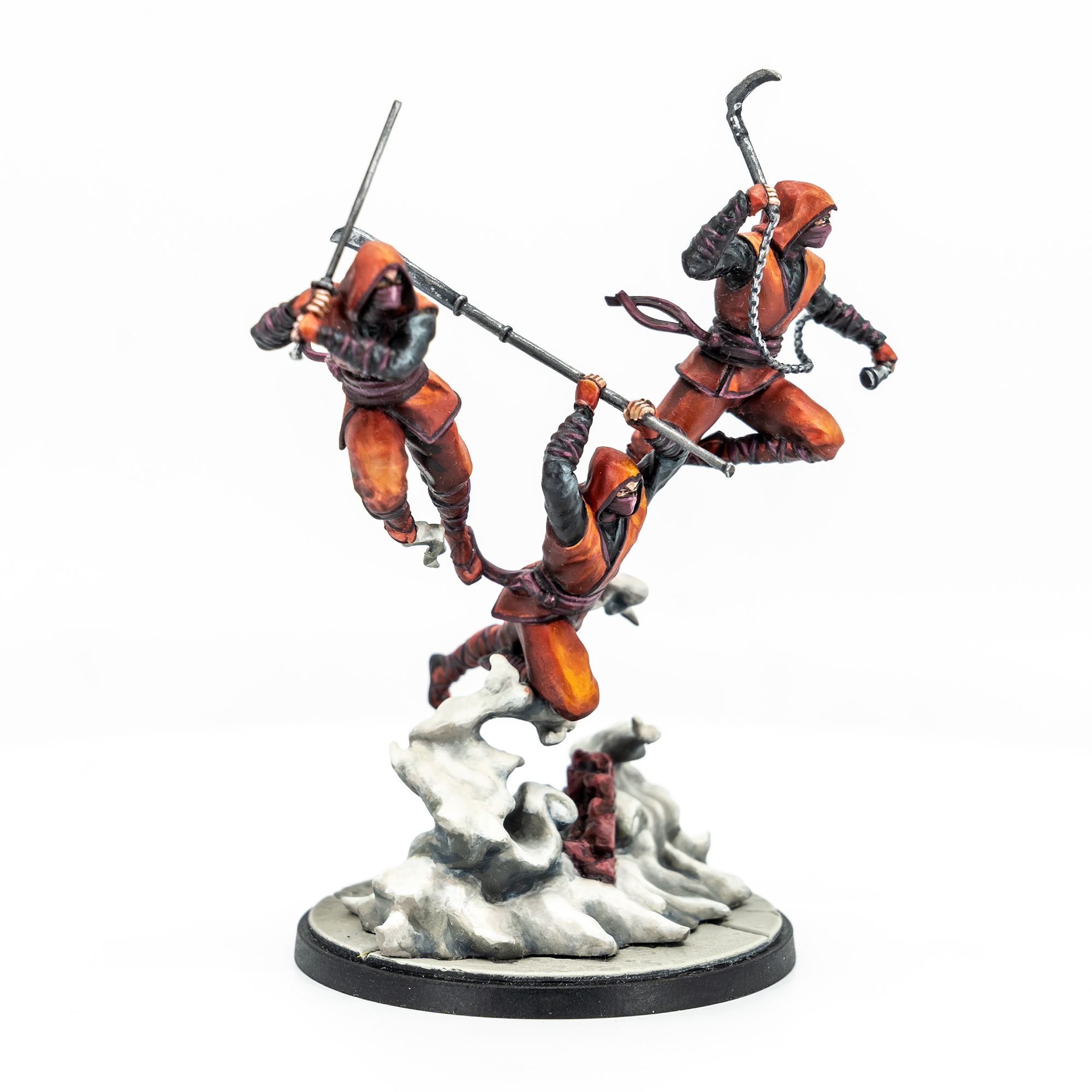 Marvel Crisis Protocol : Shadowland Daredevil and Elektra with Hand Ninjas Character Pack